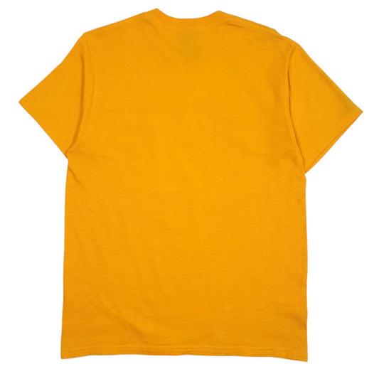 Mens Yellow Fruit Of The Loom Iowa Basketball  T Shirt