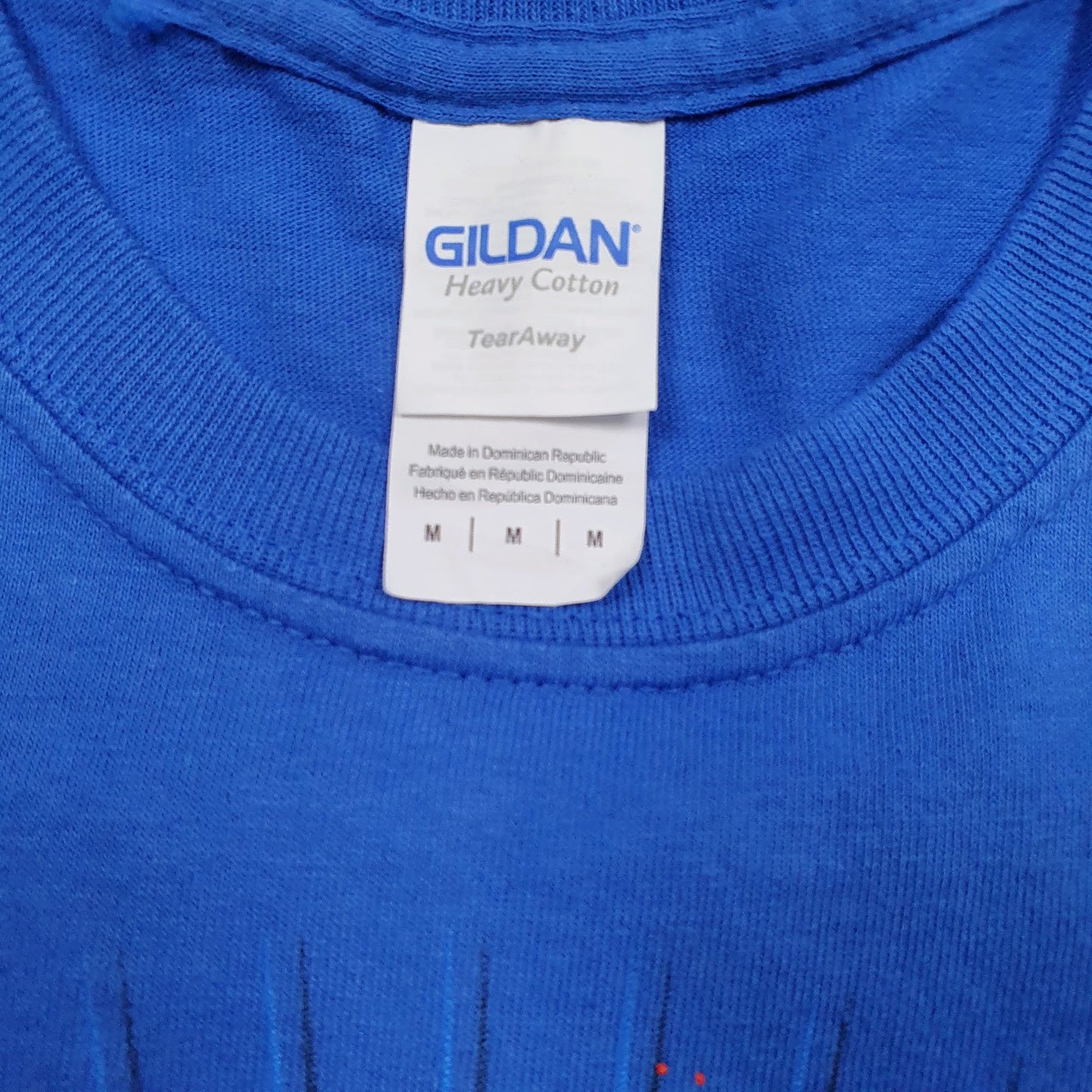 Mens Blue Gildan MLB Chicago World Series  T Shirt