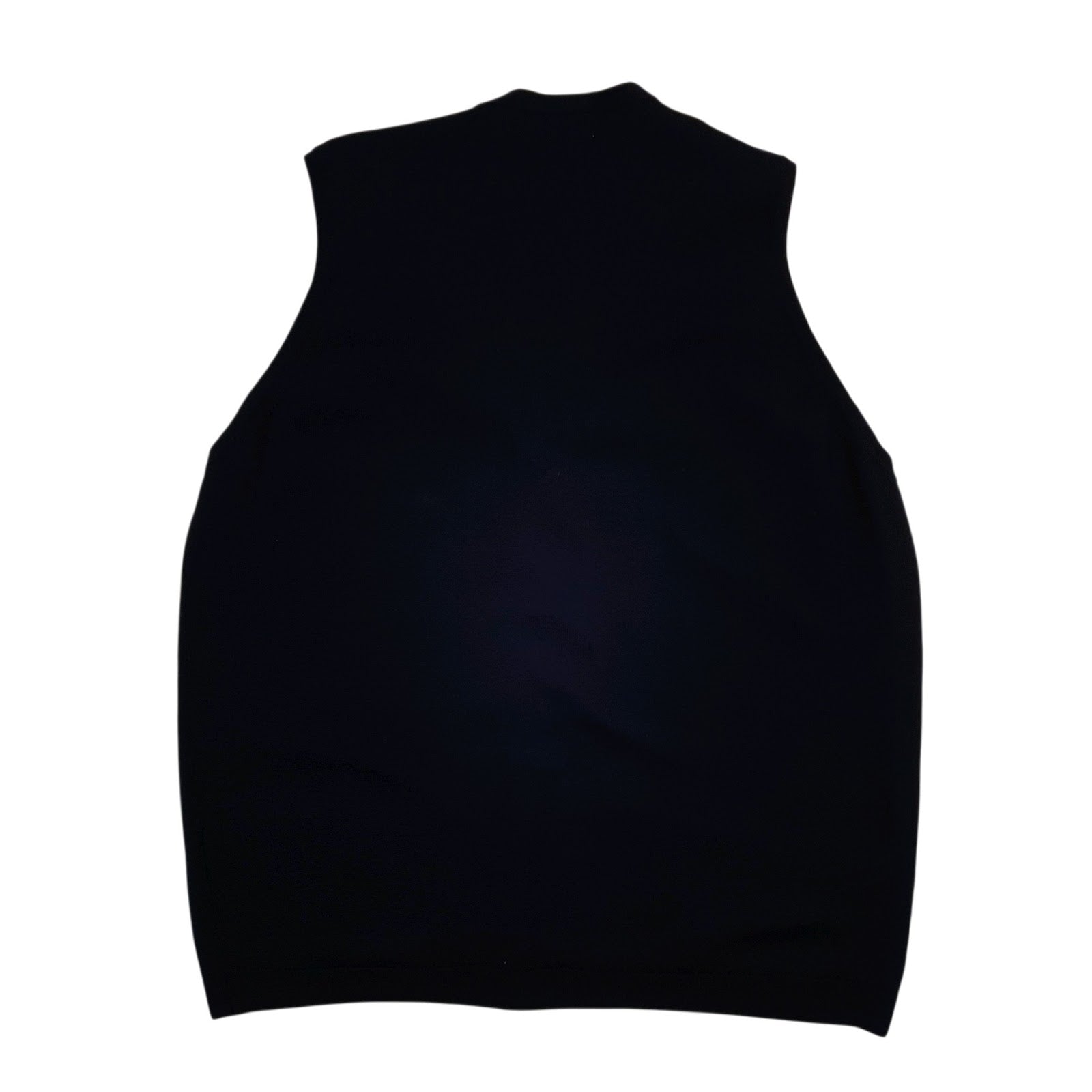 Womens Navy EWM Pure Classics Sleeveless Cardigan Jumper