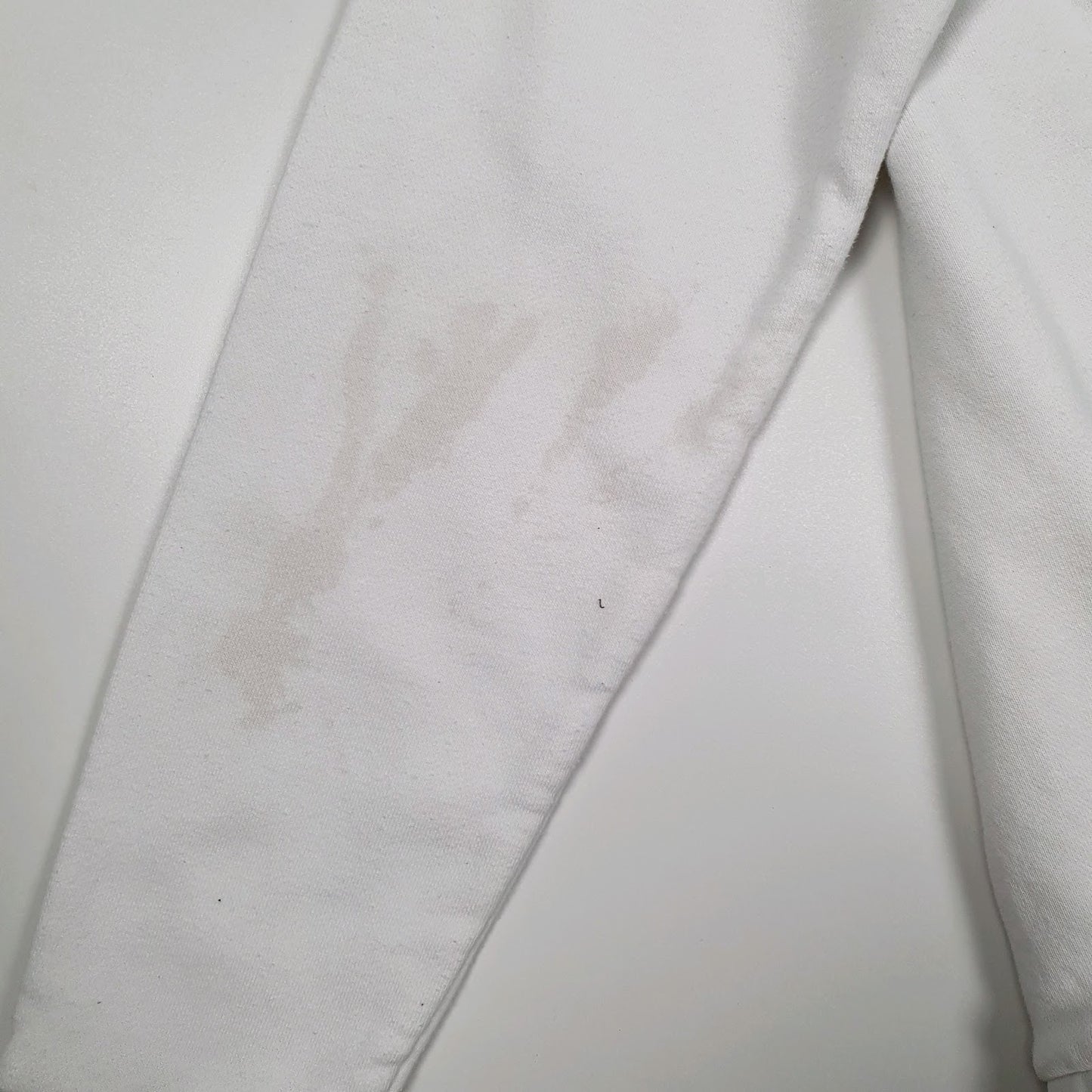 Mens White Fila  Quarter Zip Jumper