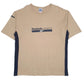 Mens Brown Reebok Spellout Short Sleeve T Shirt