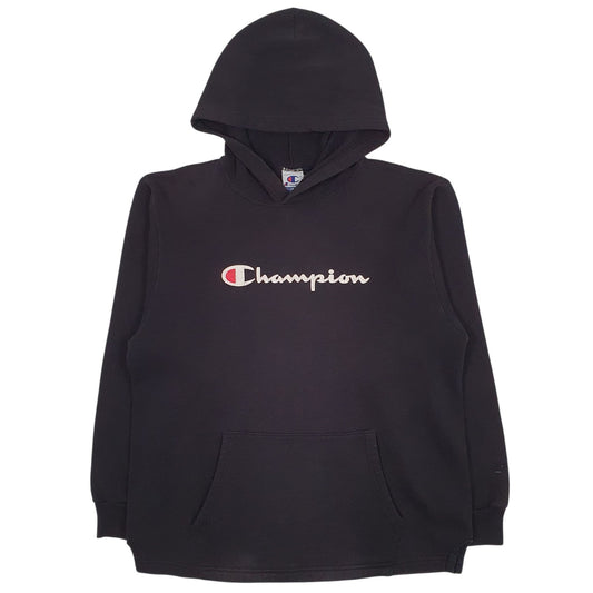 Mens Black Champion  Hoodie Jumper