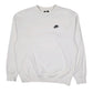 Mens White Nike  Crewneck Jumper