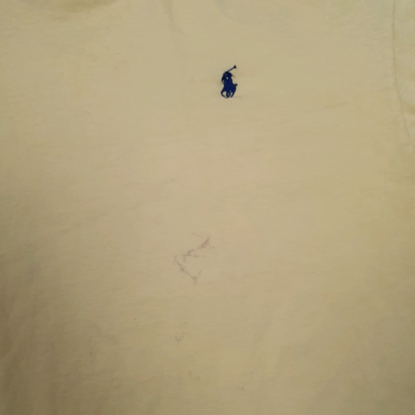 Mens Yellow Polo Ralph Lauren   T Shirt