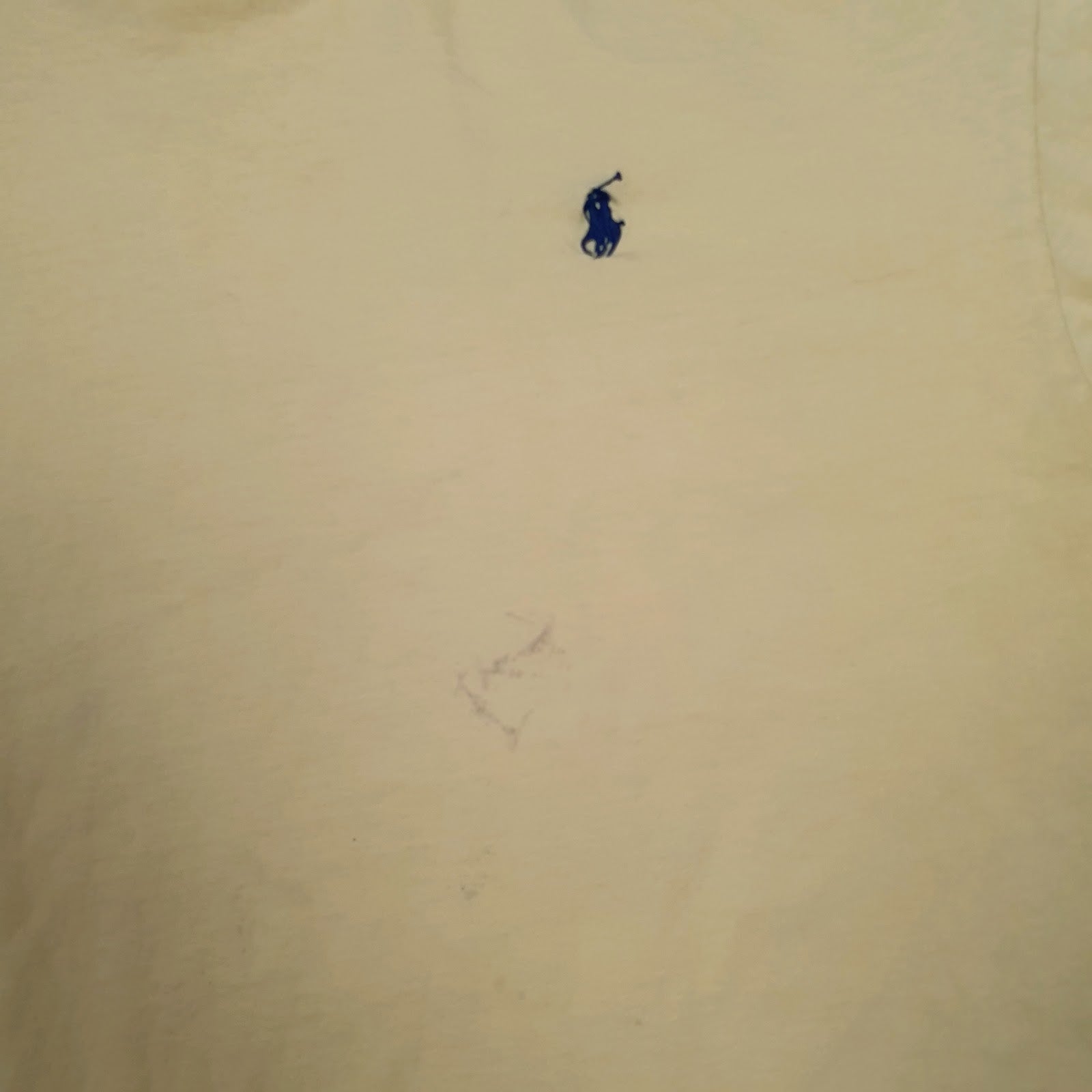 Mens Yellow Polo Ralph Lauren   T Shirt