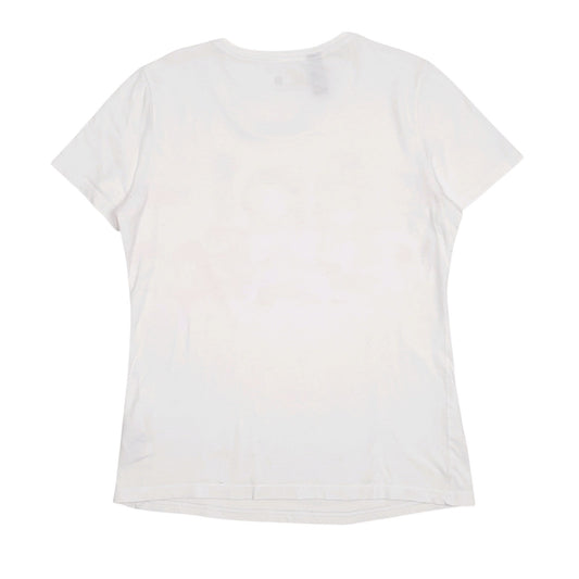 Mens White Adidas   T Shirt