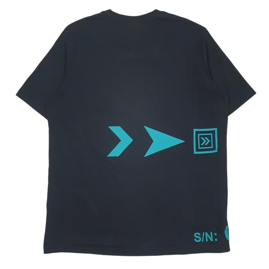 Mens Black Diesel   T Shirt