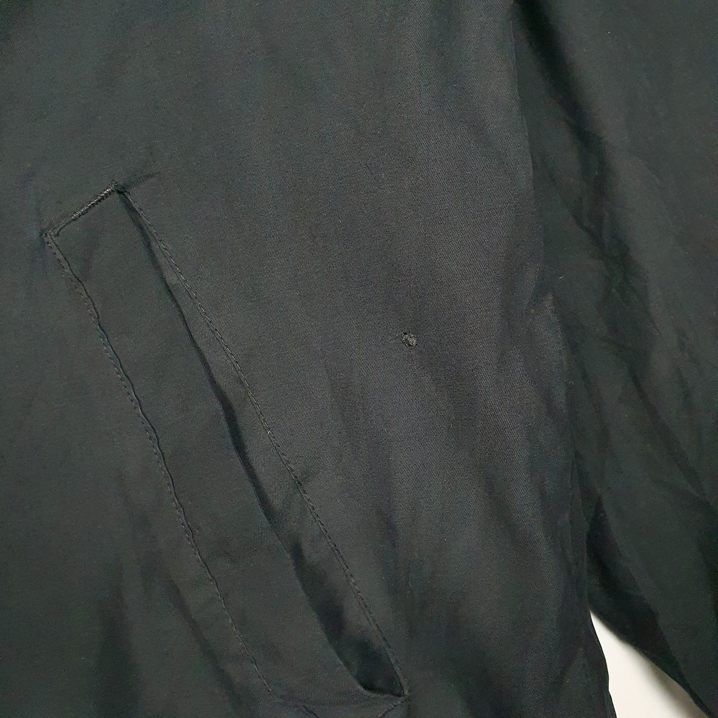 Mens Black Ralph Lauren Vintage 90s Fleece Lined Hoodie Coat