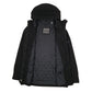 Mens Black Levis Windbreaker Hooded  Coat