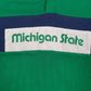 Mens Green University Place Rugby Michigan State Vintage 90s  Polo Shirt