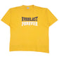 Mens Yellow Everlast Vintage Spellout Short Sleeve T Shirt