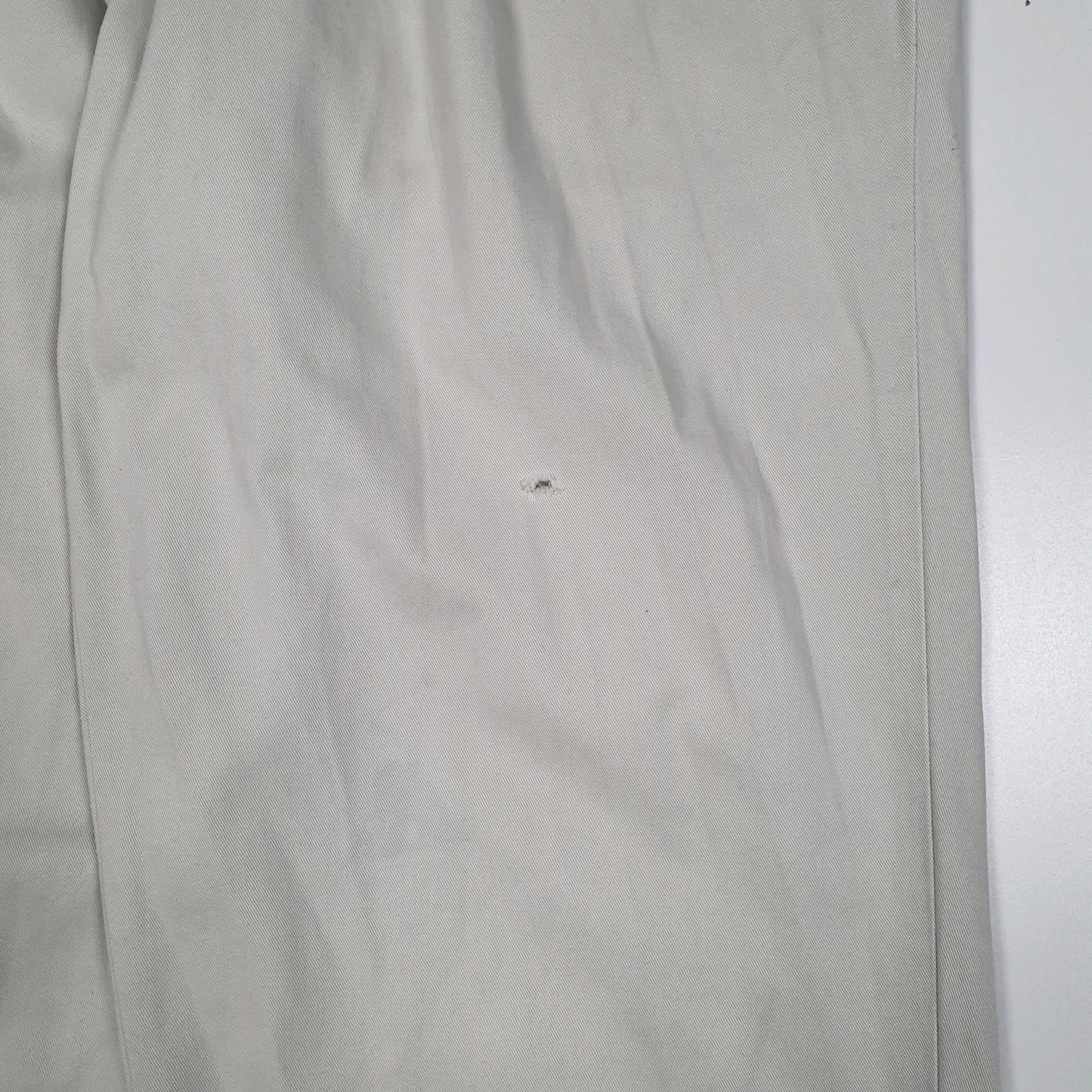 Mens Cream Polo Ralph Lauren Vintage 90s Hammond Pant Double Pleated  Trousers
