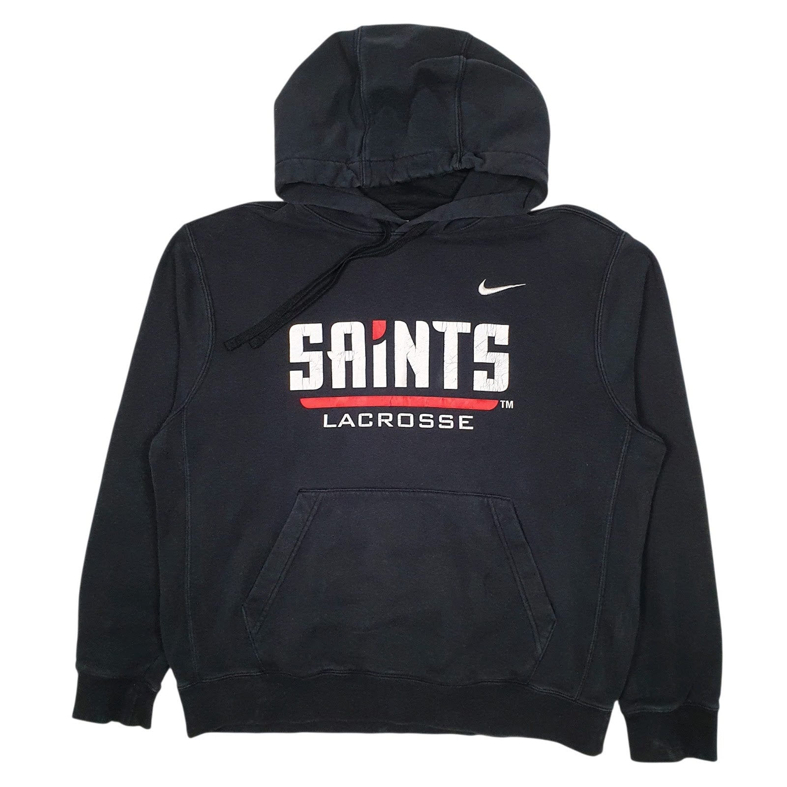 Mens Black Nike Saints Lacrosse Hoodie Jumper