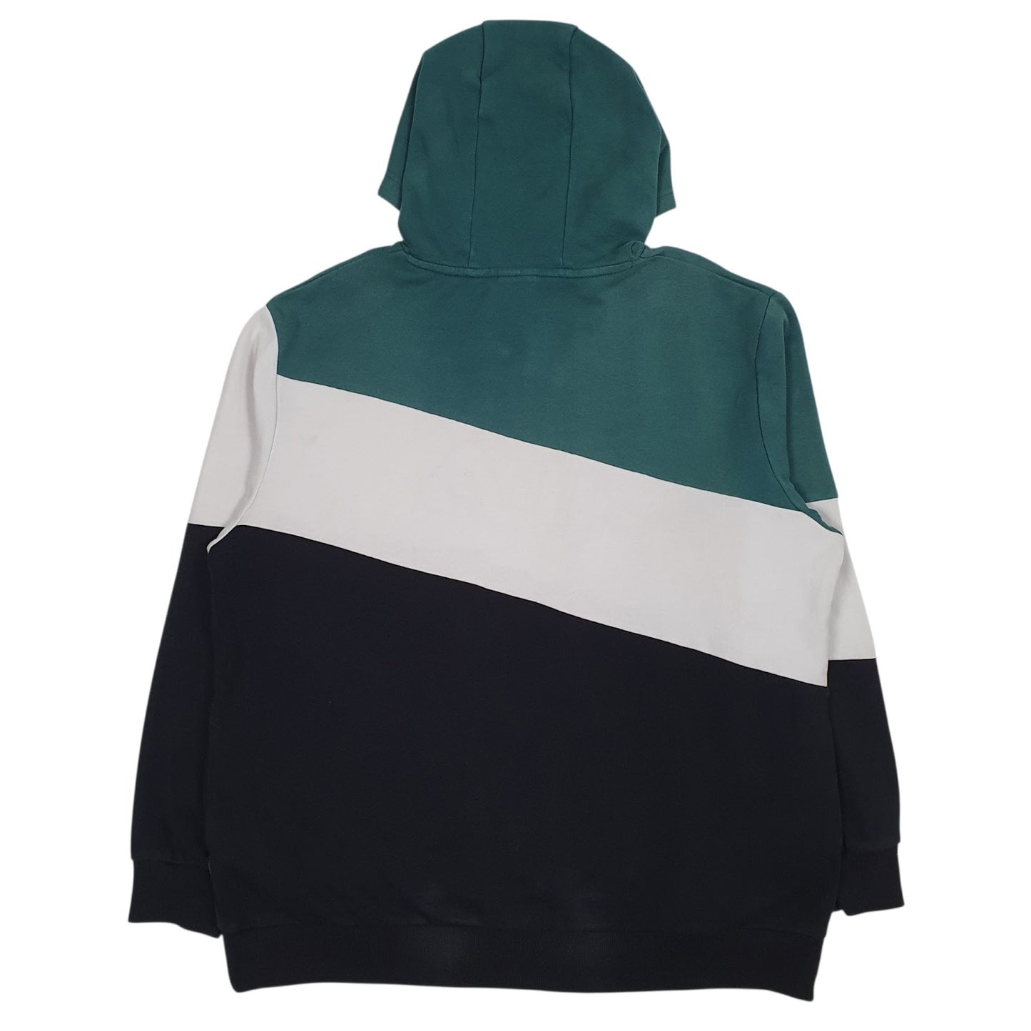 Mens Black Fila Spellout Hoodie Jumper