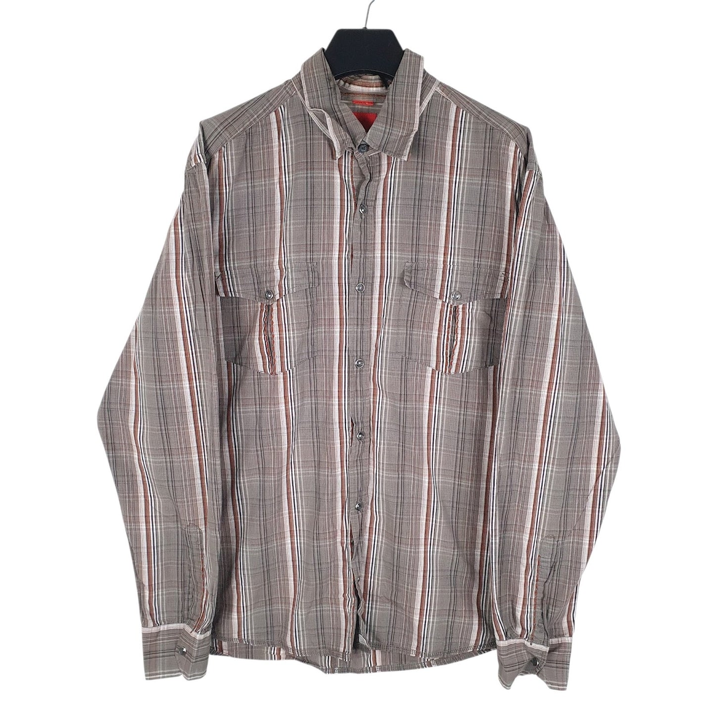Mens Grey S. Oliver  Long Sleeve Shirt