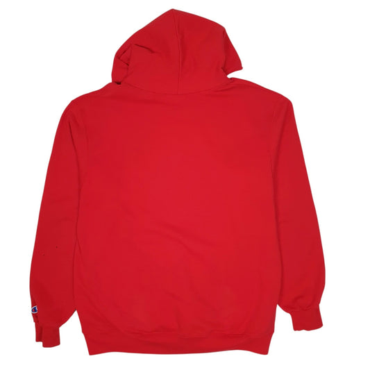 Mens Red Champion Montclair State University Hoodie Jumper