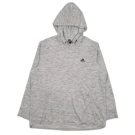 Mens Grey Adidas  Hoodie Jumper