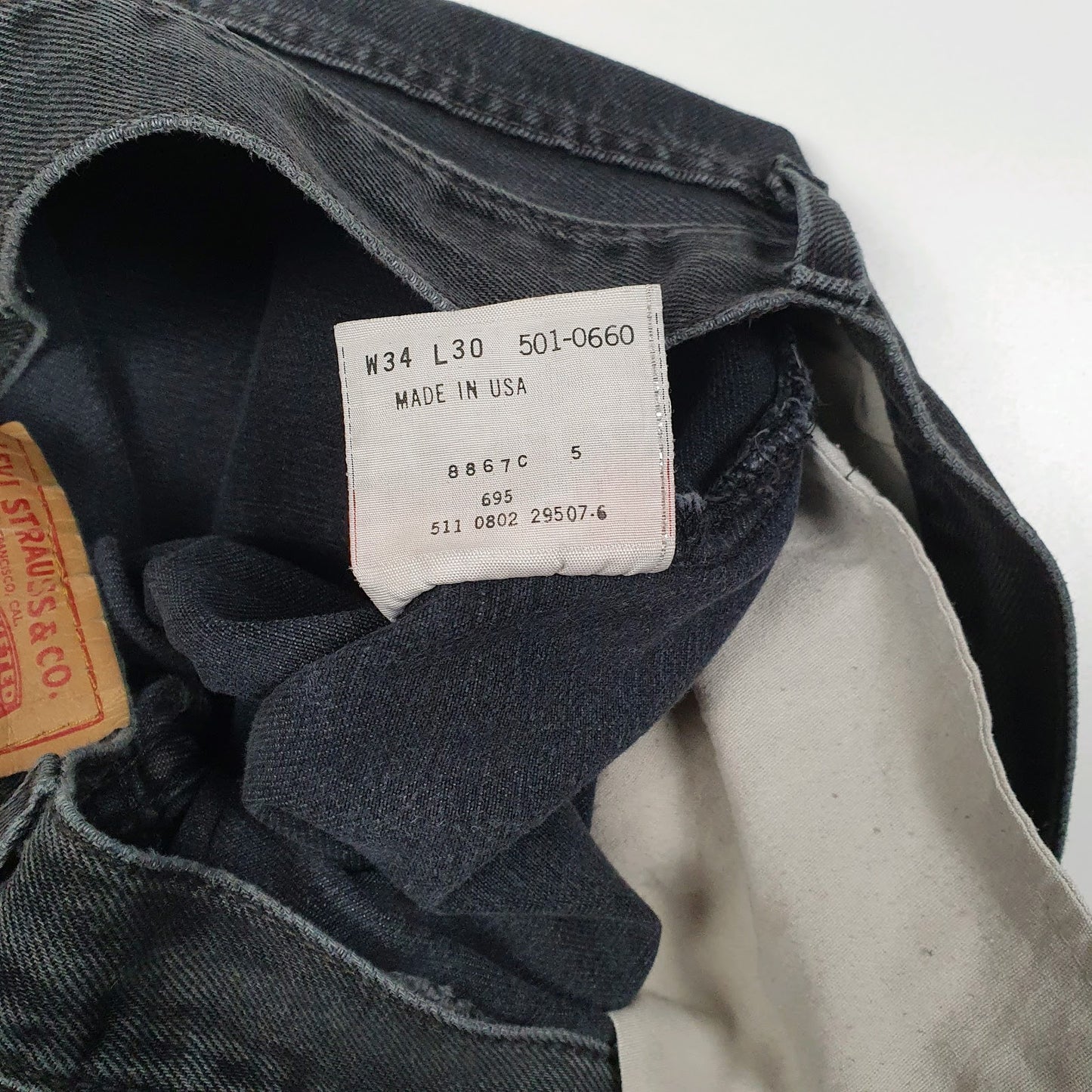 Mens Grey Levis Vintage 90s Made In USA  Jeans