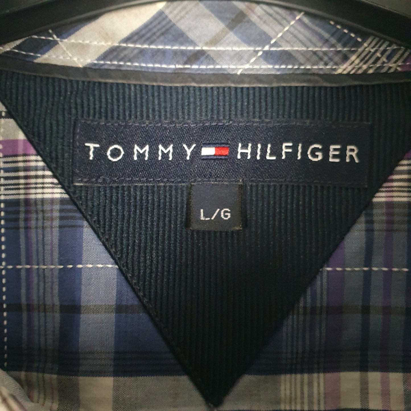 Mens Blue Tommy Hilfiger   Shirt