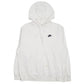 Mens White Nike  Hoodie Jumper