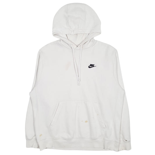 Mens White Nike  Hoodie Jumper
