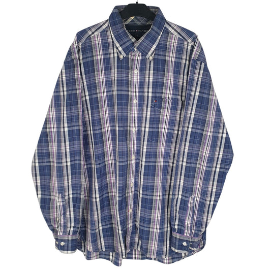 Mens Blue Tommy Hilfiger  Long Sleeve Shirt