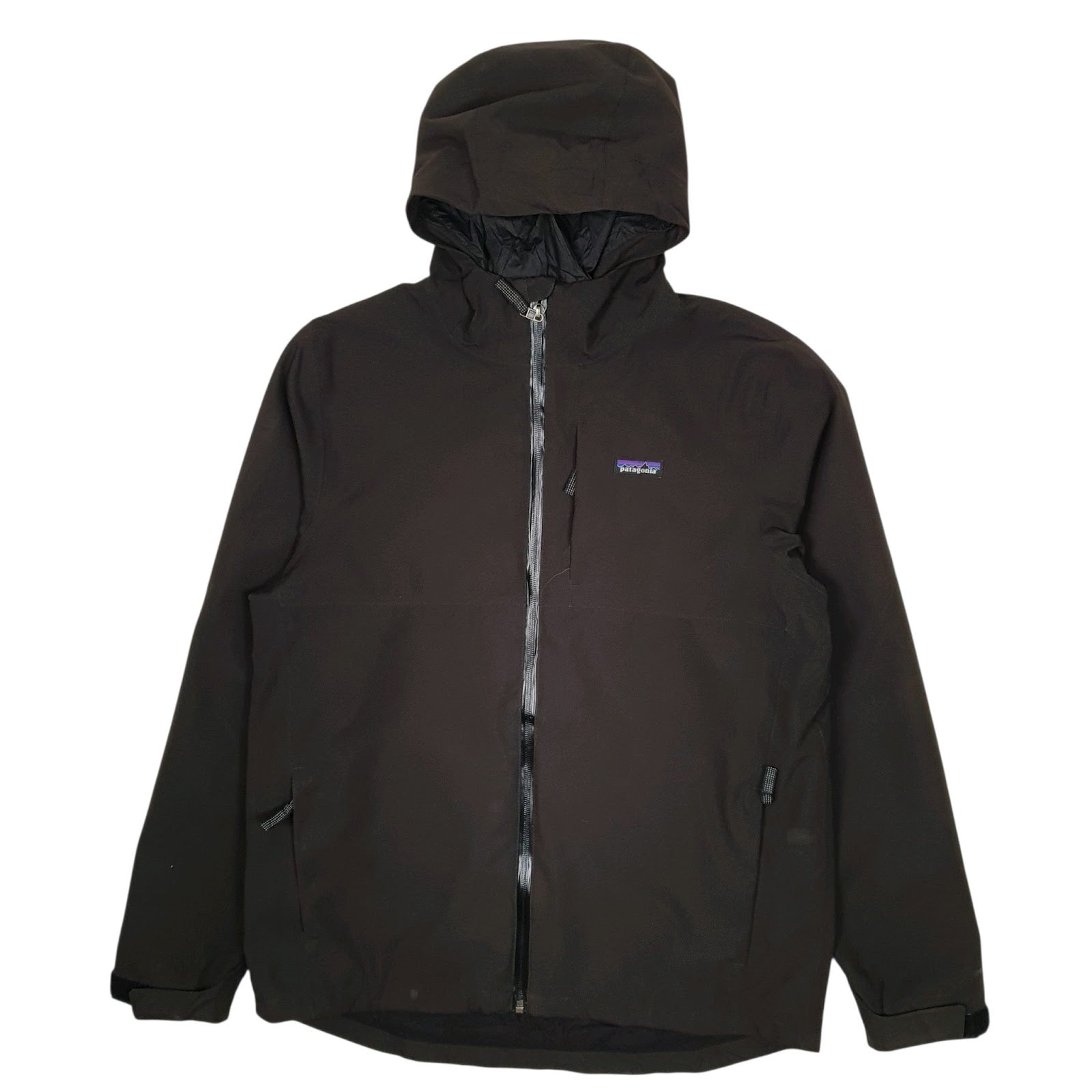 Mens Black Patagonia H2NO Full Zip Coat