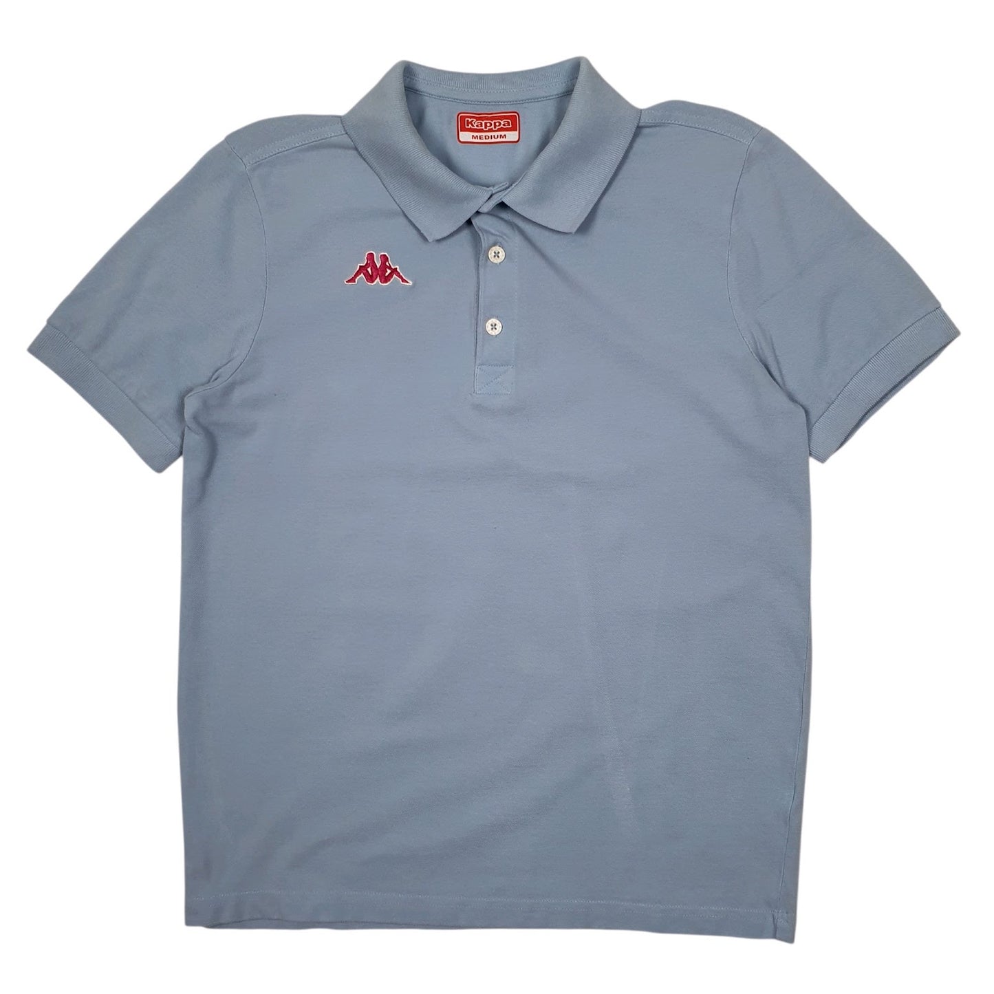 Mens Blue Kappa  Short Sleeve Polo Shirt