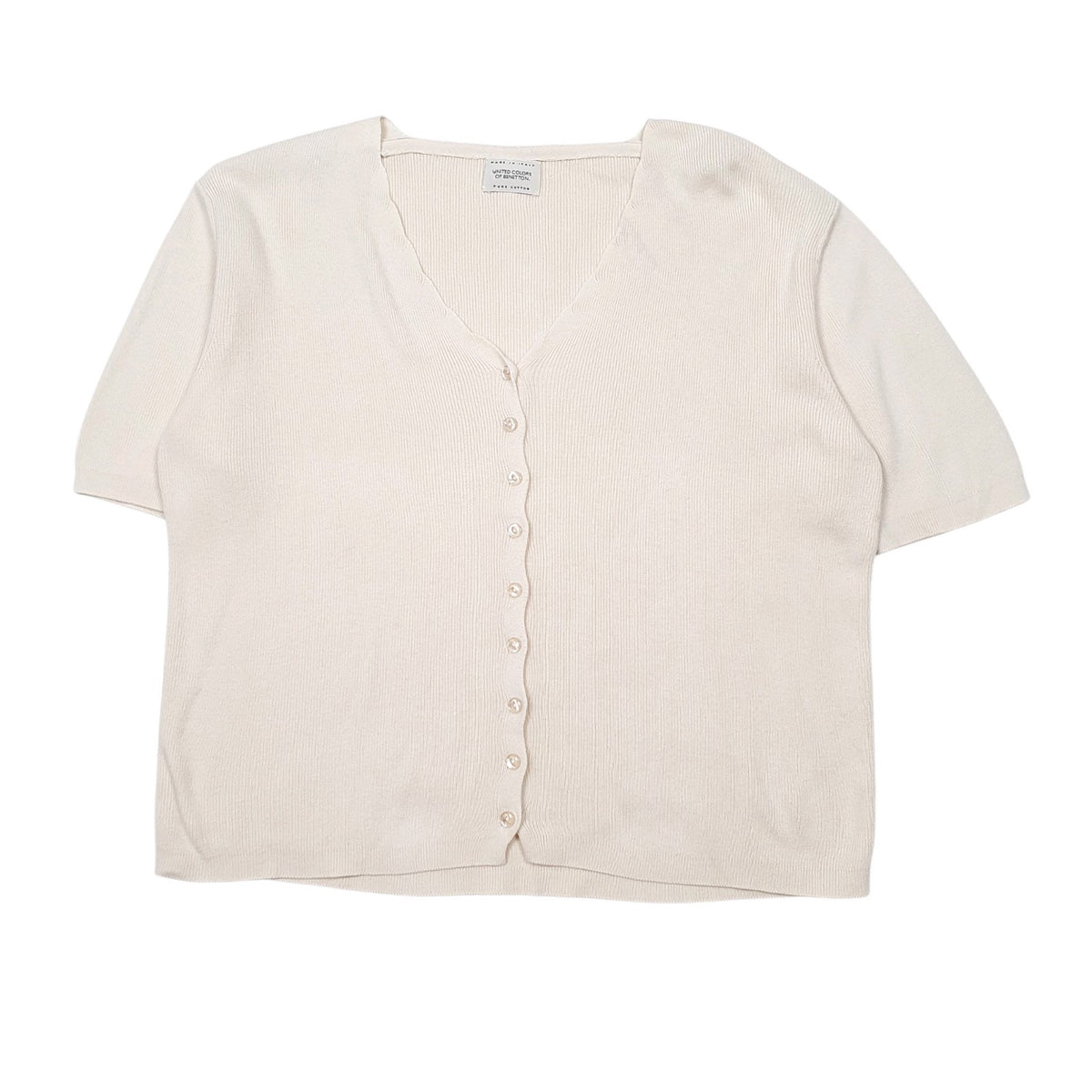 Womens Cream United Colors Of Benetton  Cardigan Jumper