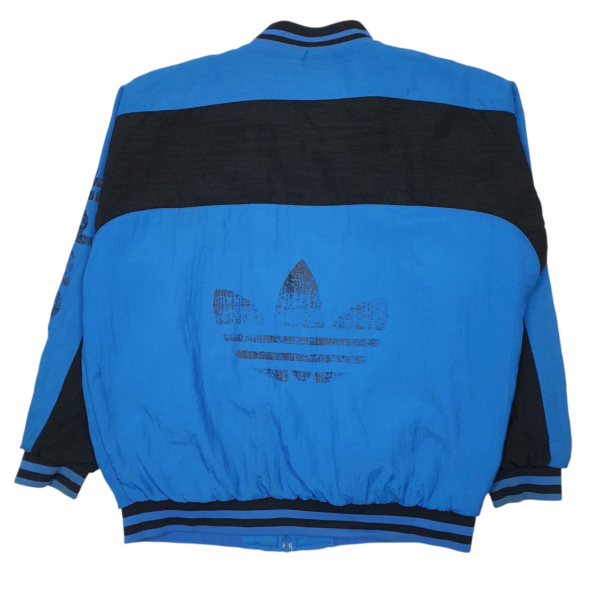 Mens Blue Adidas Vintage 90s Windbreaker  Coat