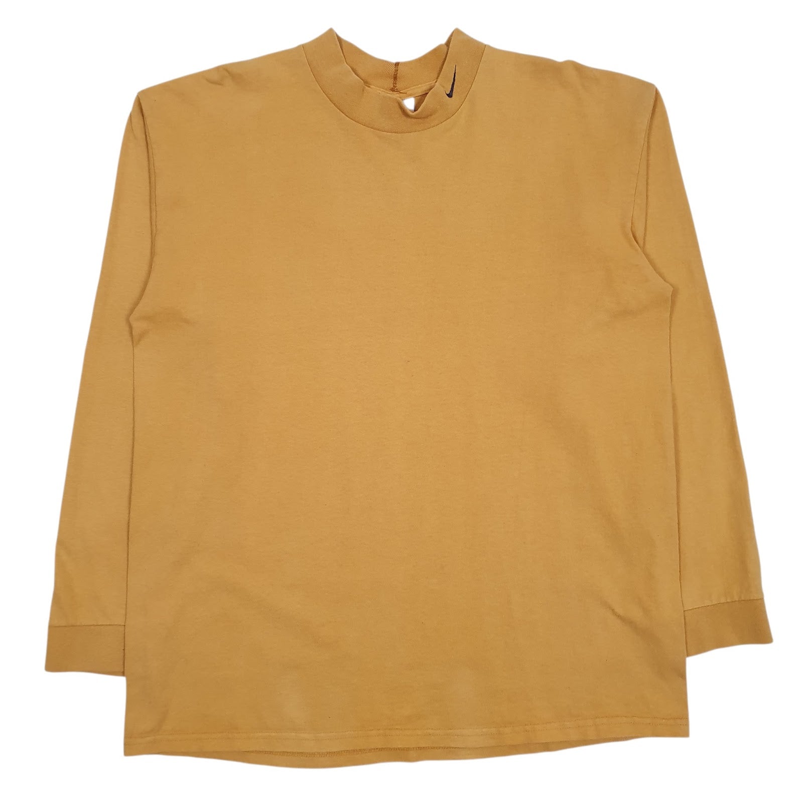 Mens Yellow Nike Lightweight Crewneck Jumper