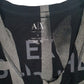 Mens Black Armani Exchange V Neck  T Shirt