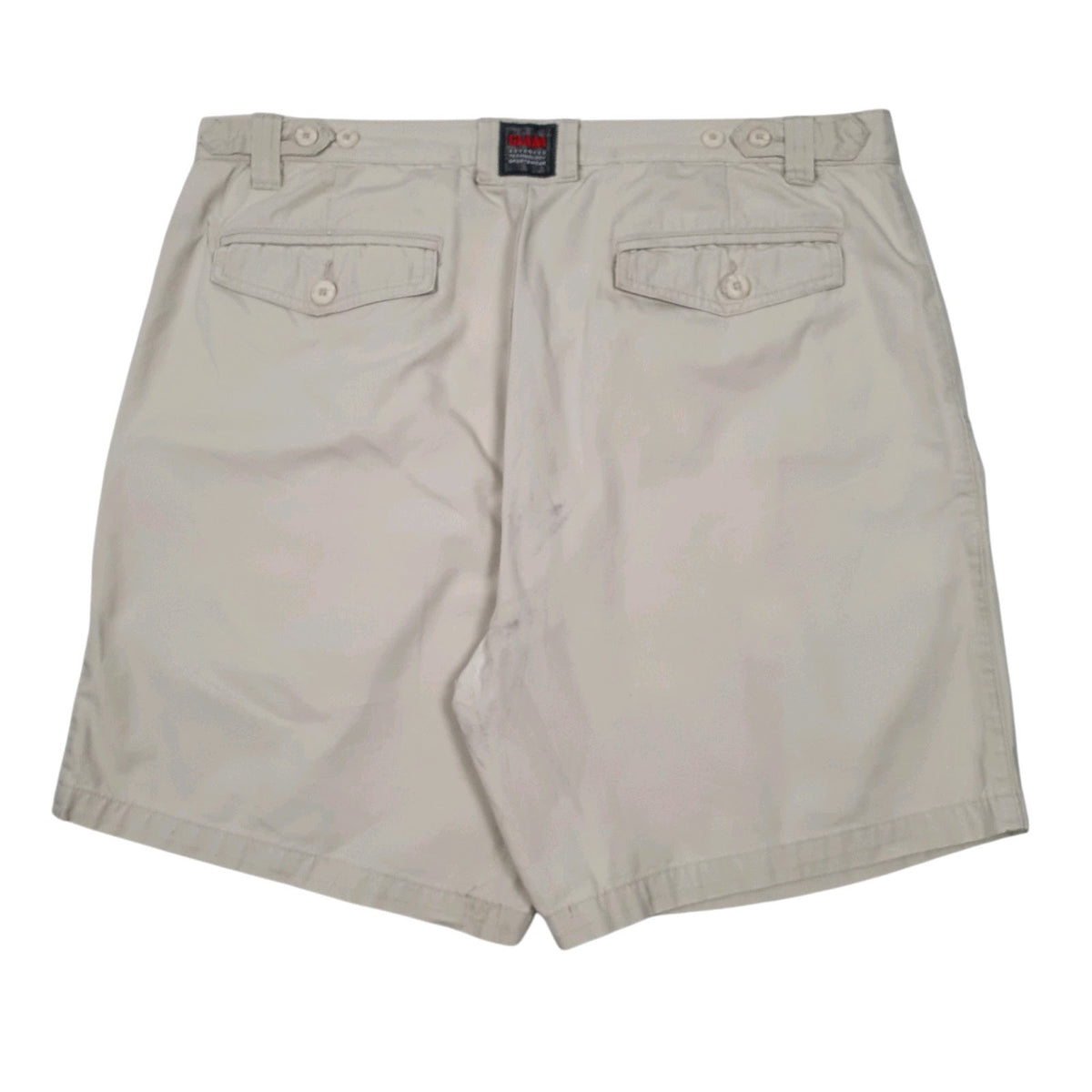 Mens Cream Slam Pleated  Shorts