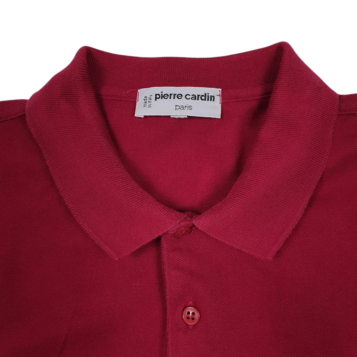 Mens Burgundy Pierre Cardin   Polo Shirt