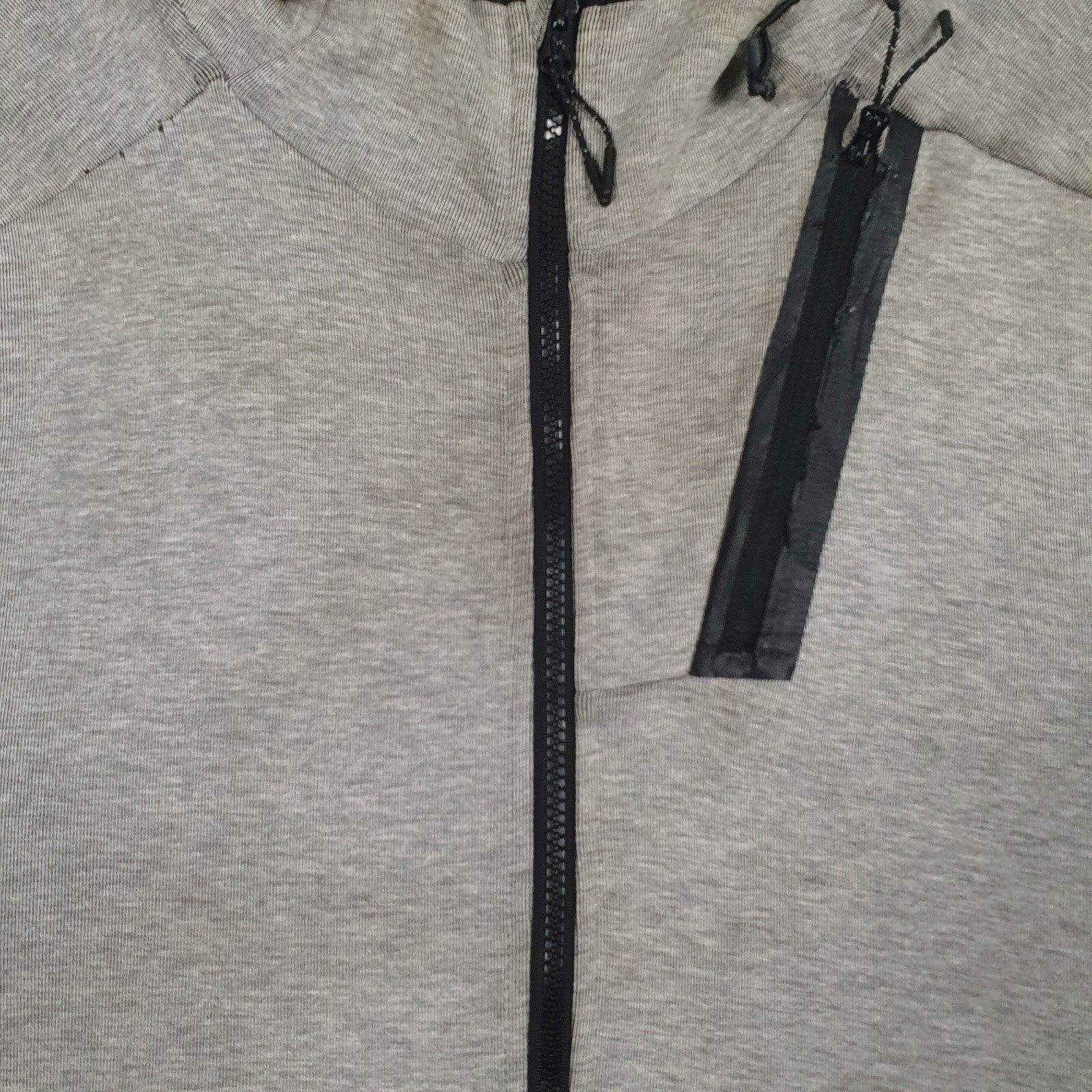 Mens Grey Champion  Full Zip Jumper