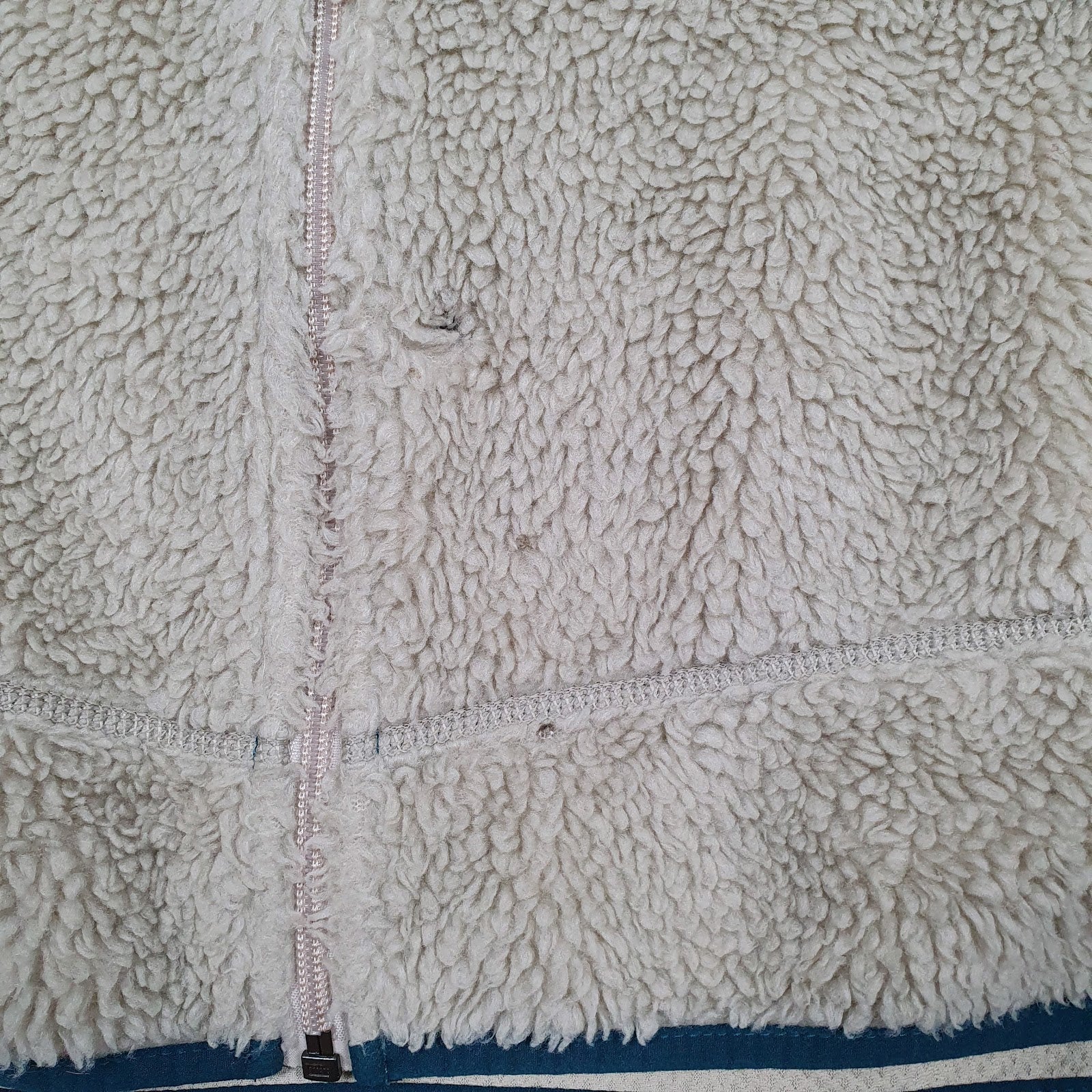 Mens Beige Patagonia Retro X Sherpa Deep Pile Jacket Full Zip Jumper