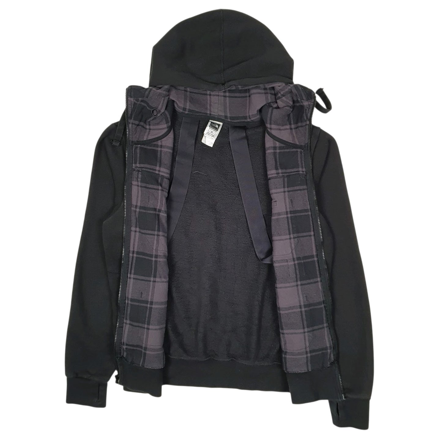 Mens Black The North Face Hoodie Full Zip Jumper