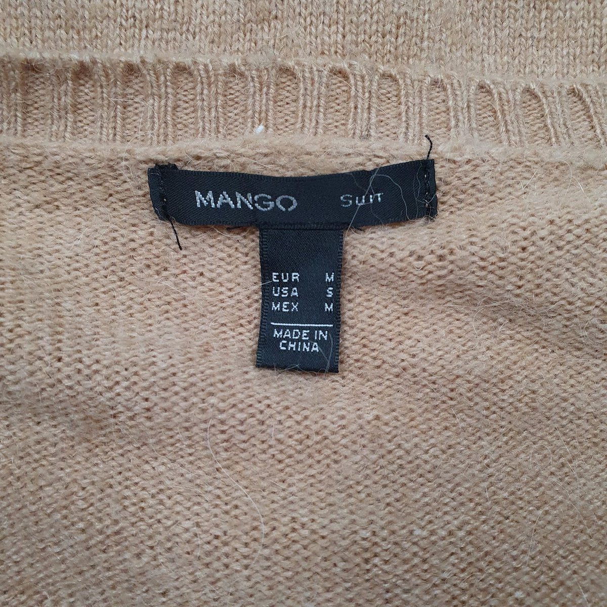 Womens Brown Mango  Cardigan Jumper