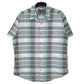 Mens Blue Eddie Bauer  Short Sleeve Shirt