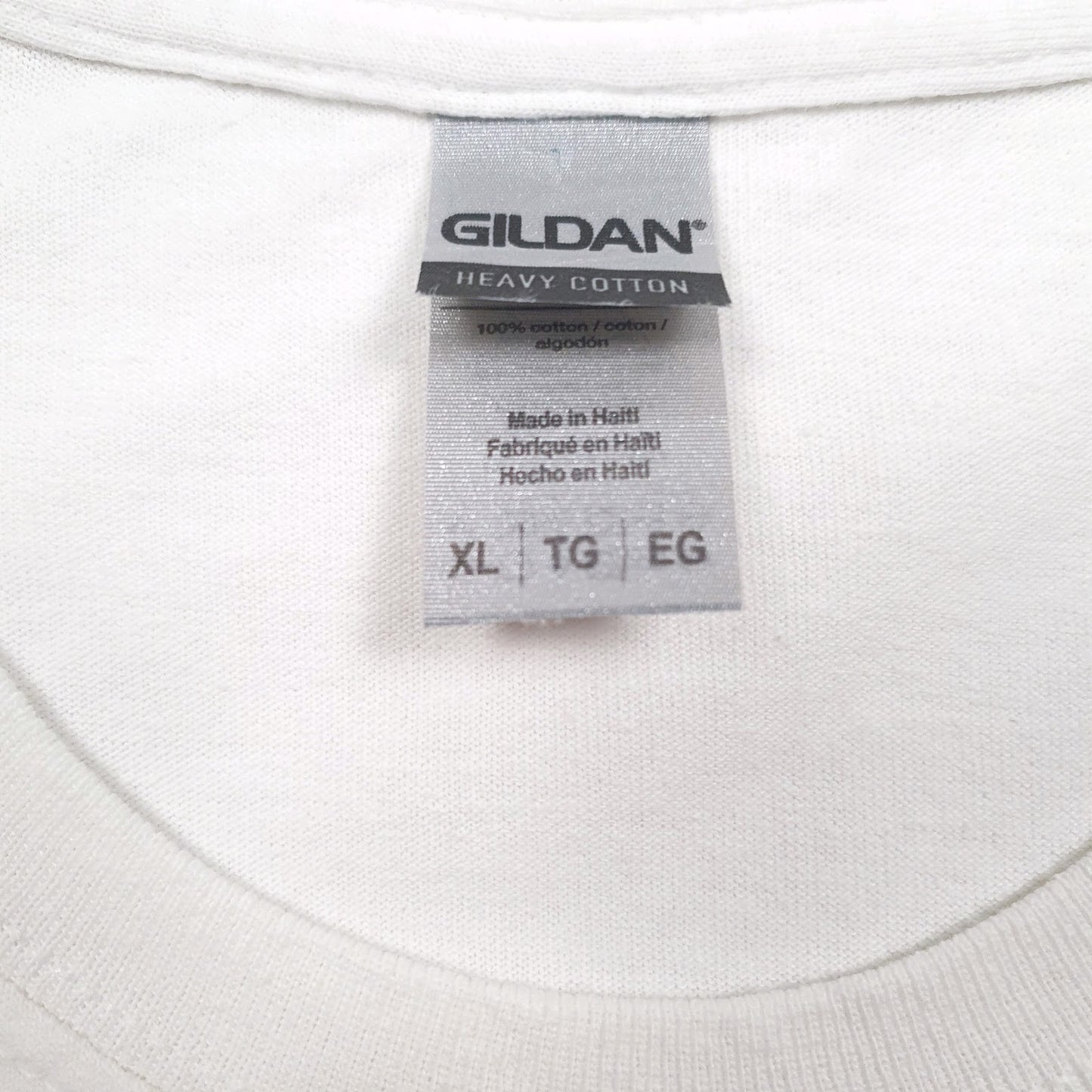 Mens White Gildan Long Beadh Poly Jack Rabbits  T Shirt