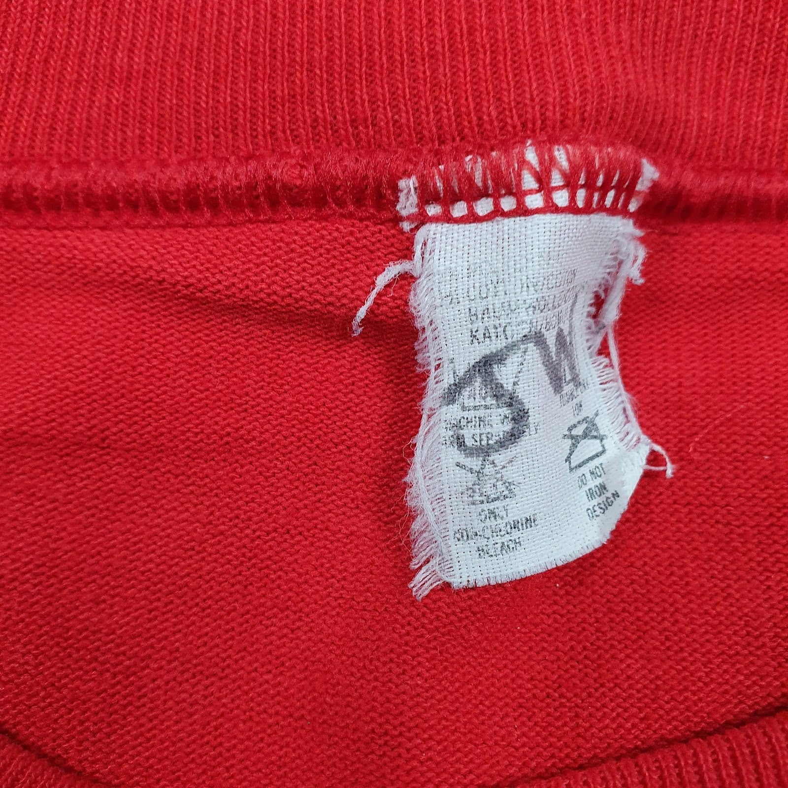 Mens Red Champion  Crewneck Jumper