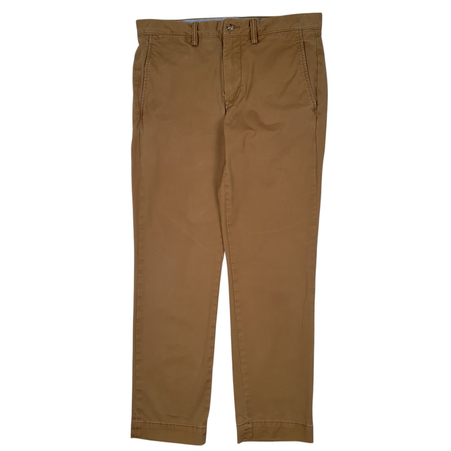Mens Tan Polo Ralph Lauren Stretch Straight Fit Chino Trousers