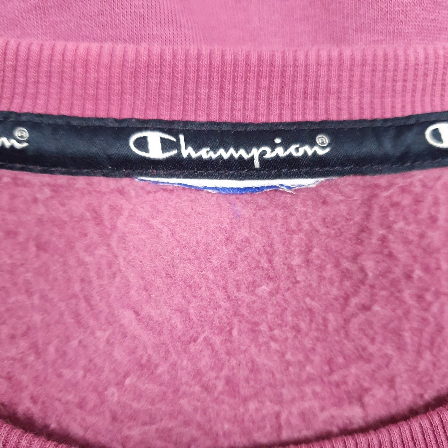 Mens Purple Champion  Crewneck Jumper