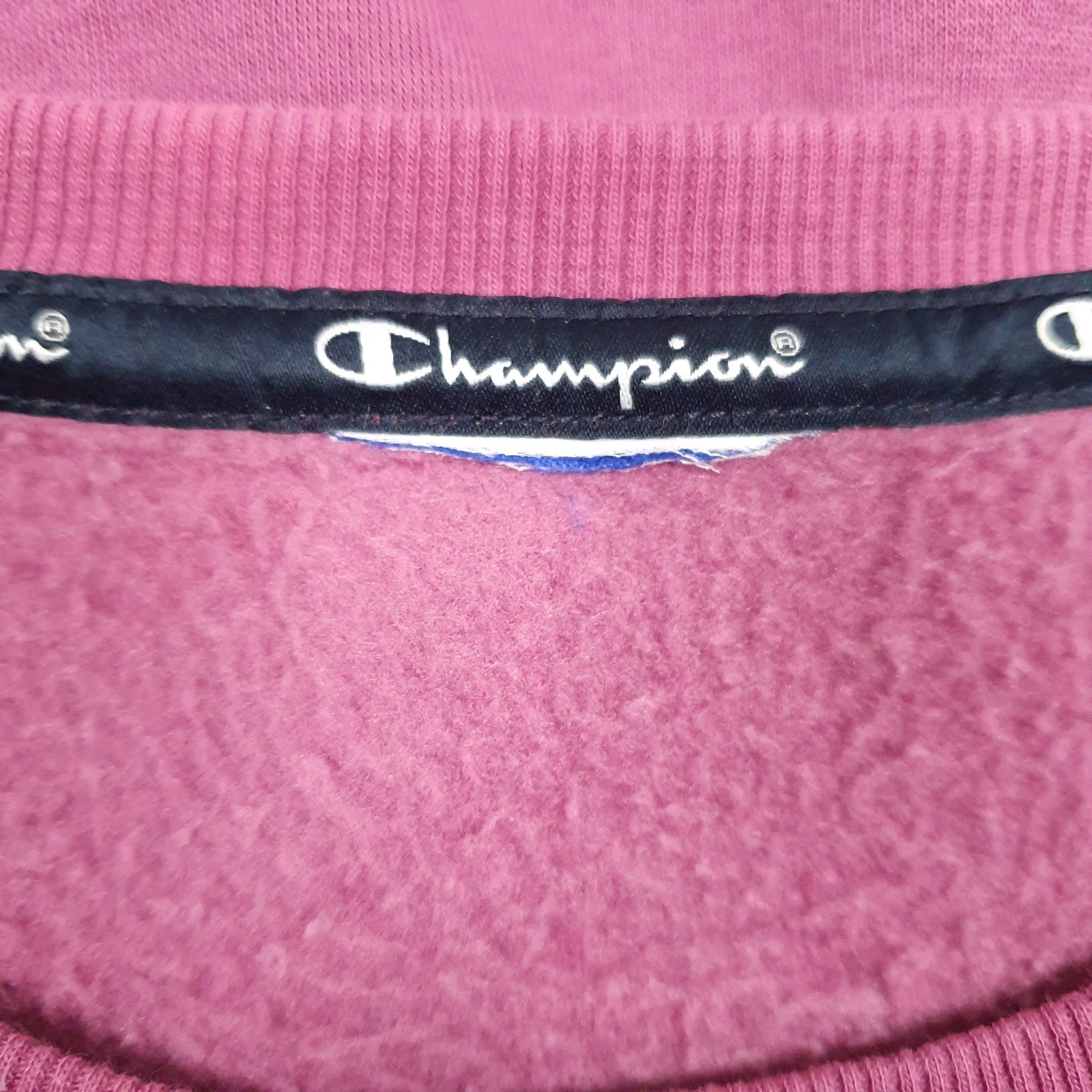 Mens Purple Champion  Crewneck Jumper