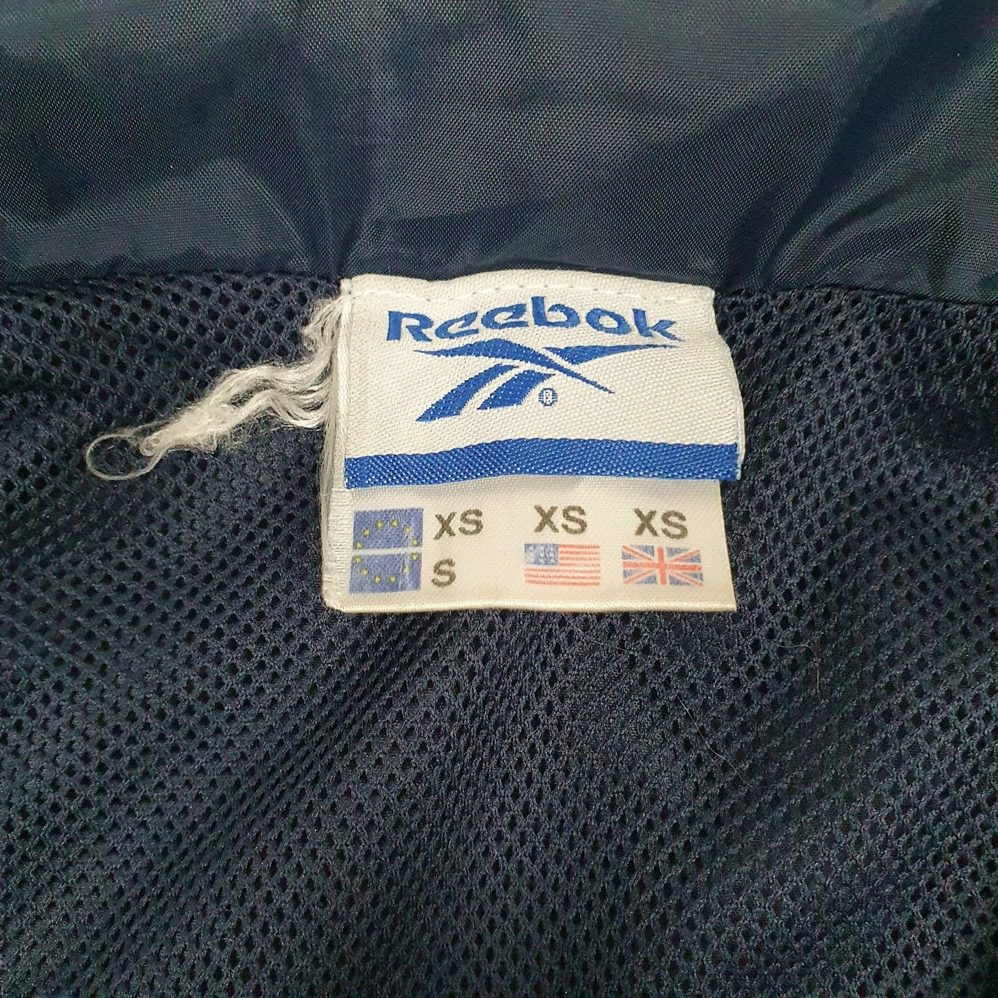 Mens Navy Reebok Baggy  Coat