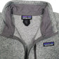 Mens Grey Patagonia Better Sweater Quarter Zip Jumper