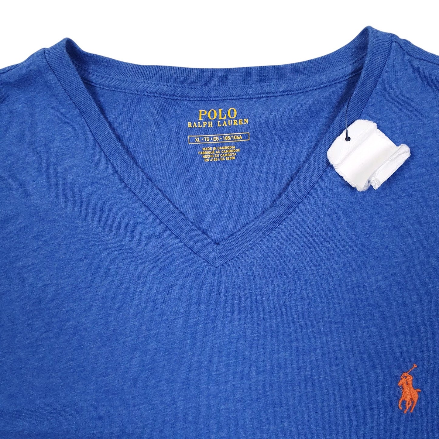 Mens Blue Polo Ralph Lauren   T Shirt