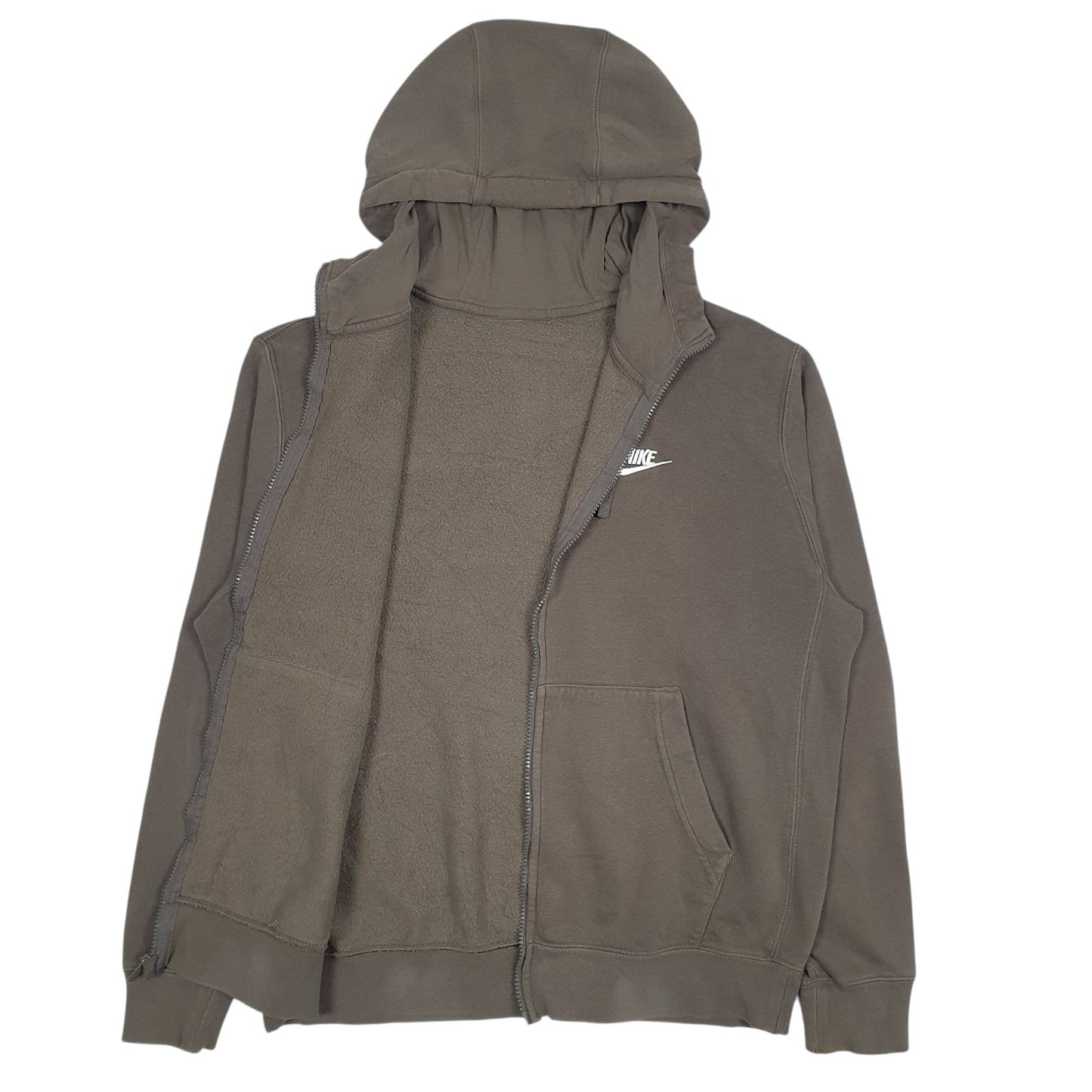 Mens Green Nike  Full Zip Jumper