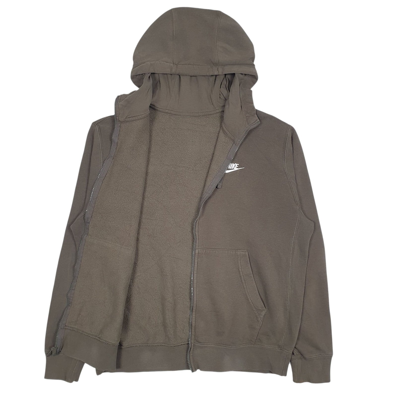Mens Green Nike  Full Zip Jumper