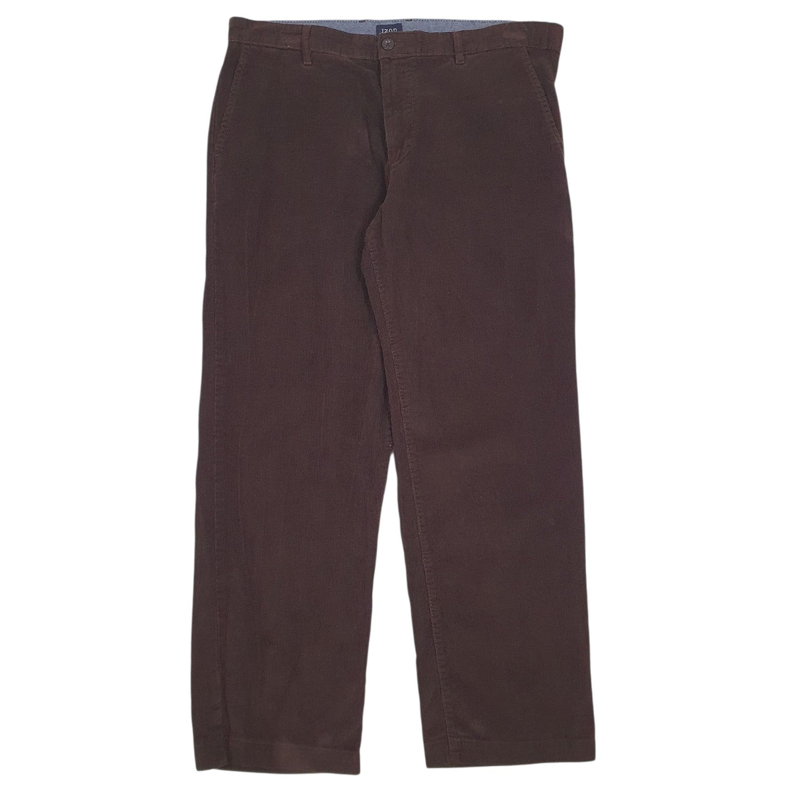 Mens Brown Izod  Corduroy Trousers